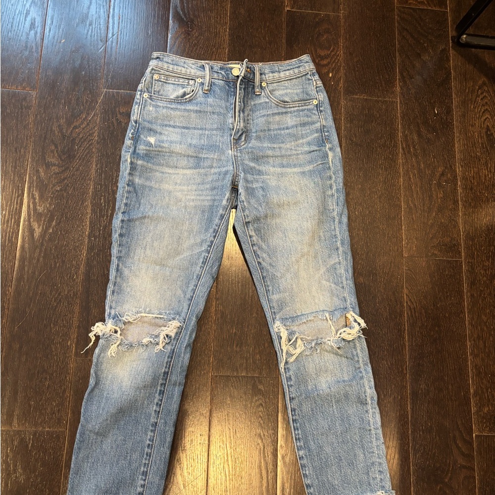 High-Rise Slim Boyfriend Jeans